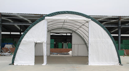 30FT SINGLE TRUSS ROLL UP DOORS STORAGE BUILDINGS