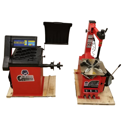 BLUE VIPER TIRE CHANGER AND WHEEL BALANCER SET