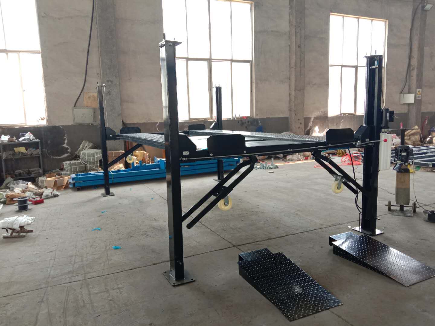 NEW 4 POST VEHICLE HOIST PARKING CAR LIFT JH4P3700