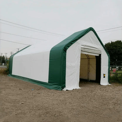 20FT DOUBLE TRUSS STORAGE SHELTER WITH FRONT&BACK WINCH DOOR