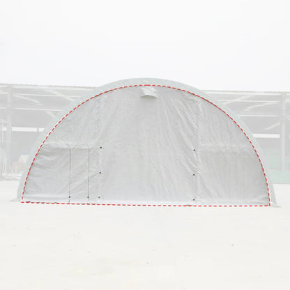 Front/Rear Panel with Roll-up Door for W30'xH15' Storage Shelter