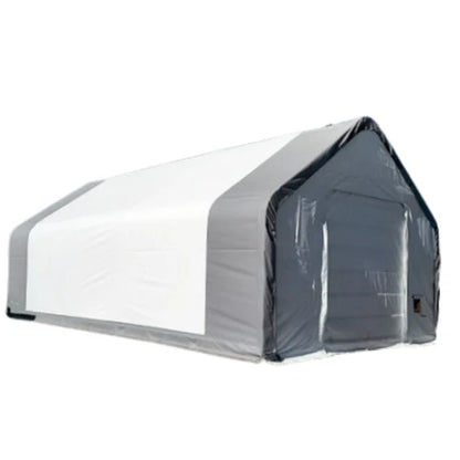 20FT DOUBLE TRUSS STORAGE SHELTER WITH FRONT&BACK WINCH DOOR