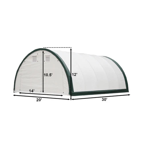 NEW! Single Truss Storage Shelter W20'xL30'xH12'